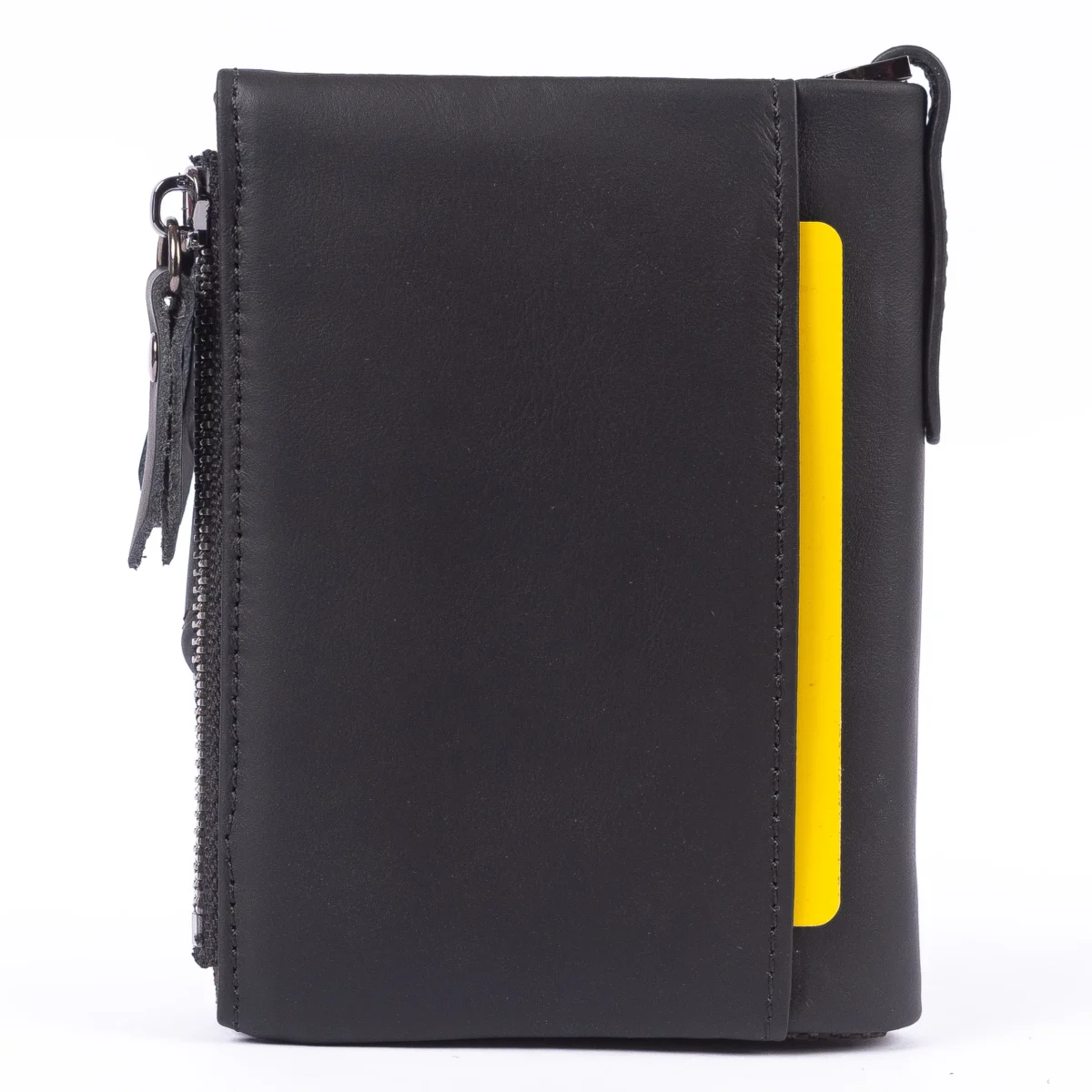 Goolink Men’s Wallet – Model GL32430 | Black Genuine Leather, Chain Design, High Capacity & Multi-Functional - Image 4