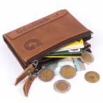 Goolink Men’s Wallet – Model GL32401 | Genuine Leather, Bifold, Dual Zipper - Image 4