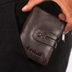 Goolink Premium Leather Wallet – Model GL32411 – Holds 17 Cards, Dual Zippers, Full-Length Cash Pocket, RFID Protected