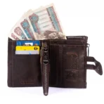 Goolink Wallet GL32421 – Multi-Zip Leather Wallet with 15 Card Slots, Removable Section & Dual Cash Compartments - Image 6