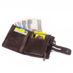 Goolink Wallet GL32421 – Multi-Zip Leather Wallet with 15 Card Slots, Removable Section & Dual Cash Compartments - Image 7