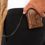 Goolink Men’s Wallet – Model GL32431 | Brown Genuine Leather, Chain Design, High Capacity & Premium Functionality - Image 11
