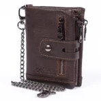 Goolink Wallet GL32421 – Multi-Zip Leather Wallet with 15 Card Slots, Removable Section & Dual Cash Compartments - Image 2