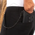 Goolink Men’s Wallet – Model GL32430 | Black Genuine Leather, Chain Design, High Capacity & Multi-Functional - Image 10