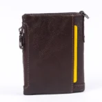 Goolink Wallet GL32421 – Multi-Zip Leather Wallet with 15 Card Slots, Removable Section & Dual Cash Compartments - Image 3