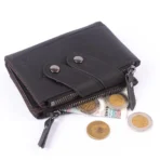 Goolink Men’s Wallet – Model GL32430 | Black Genuine Leather, Chain Design, High Capacity & Multi-Functional - Image 5