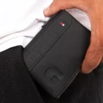 Goolink GL32400 – Premium Genuine Leather Wallet for Men | Sleek Bifold Design with Dual Zippers | Black - Image 10