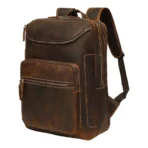 Goolink GL12642 Professional Full Grain Leather Backpack – Executive Laptop Bag