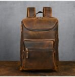 Goolink GL12642 Professional Full Grain Leather Backpack – Executive Laptop Bag - Image 2