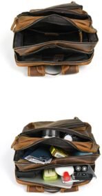 Goolink GL12642 Professional Full Grain Leather Backpack – Executive Laptop Bag - Image 8