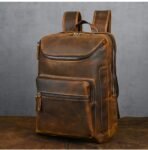 Goolink GL12642 Professional Full Grain Leather Backpack – Executive Laptop Bag - Image 5