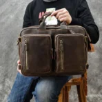 Goolink GL52612 | 3-in-1 Genuine Leather Business & Travel Bag - Image 15