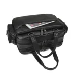 Goolink GL52620 Top Grain Leather Black Briefcase for Men - Image 5