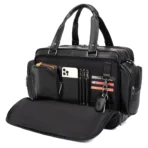 Goolink GL52620 Top Grain Leather Black Briefcase for Men