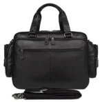 Goolink GL52620 Top Grain Leather Black Briefcase for Men - Image 5