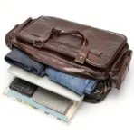 Goolink GL52622 Genuine Leather Men's Travel Briefcase & Laptop Bag - Image 7