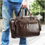 Goolink GL52622 Genuine Leather Men's Travel Briefcase & Laptop Bag - Image 9